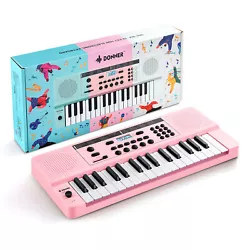 Rich timbre & demo-song 】 Donner DEK-32A portable electronic keyboard has 129 timbres available, and 50 classic...