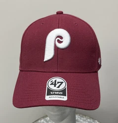 Color: Cardinal Red (Maroon). This Cooperstown Collection MVP hat by 47 can be paired with any of your other...
