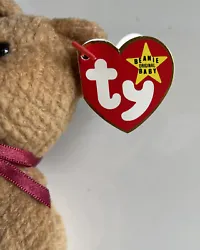 Rare & Retired Ty Beanie Baby “Curly” The Bear Style 4052 (21) Errors P.V.C. #7 Space between Date of birth colon...