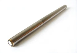 Montblanc Noblesse 1128 Stylo en acier inoxydable, plaqué or ressort 14C 1978, acier inoxydable mat, ferrures plaqué...
