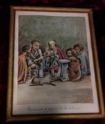 DESSIN (OU AQUARELLE ?). ENVOI EN COLIS SECURISE.