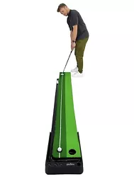 Enhance your golf skills with this innovative BalanceFrom Putting Green with Automatic Ball Return that provides an...