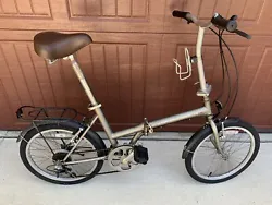 Adventurer (6-Speed) Foldable Bicycle With Rear Rack, decent overall condition (some surface rust) please see...