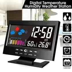 Digital LED Desk Alarm Clock Large Mirror Display USB Snooze Temperature Mode. With alarm, snooze, weather comfort...