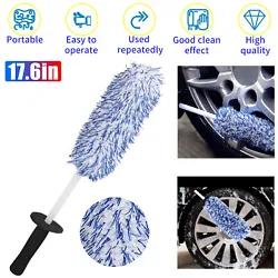 ✨Wide Range of Application: A wheel wash brush is greatly suitable for cleaning spokes, grilles, rims, wheels, tires,...