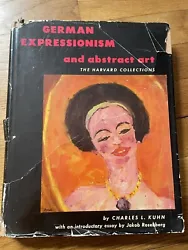 German Expressionism and Abstract Art: The Harvard Collections 1957. Pictures with and without dust cover. Dust cover...