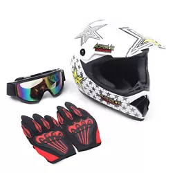 Description Condition: Brand New Helmet Size：M, L Goggles Size: One Size Gloves Size: XL Helmet Style: Motocross...