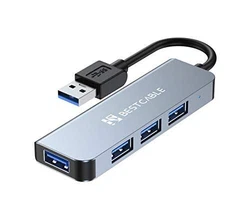 Les 3 ports USB 2.0 standard peuvent répondre à vos besoins dextension multi-ports.,Super compact et léger : le hub...