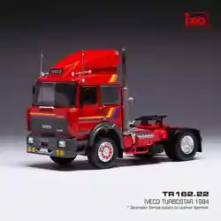 Camion IVECO Turbostar 1984 - Rouge  IXOTR162 - IXO MODELS - 1/43