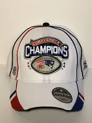 Brand New With Tags / Stickers!2004 AFC CONFERENCE CHAMPIONS NEW ENGLAND PATRIOTS REEBOK LOCKER ROOM HAT Extremely Rare...