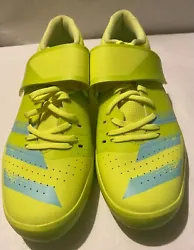 Size 12 - Adidas Adizero Shotput Shoe Track & Field FW2239 Solar Yellow Mens
