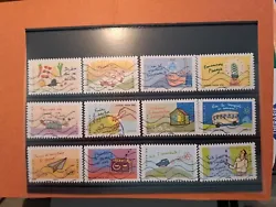 France Série complète timbres AA issue du carnet 