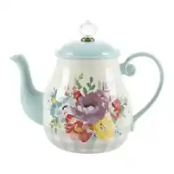 Enjoy your favorite hot beverage quickly and with a vibrant flair. This colorful tea pot performs under pressure and...