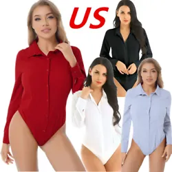 Great for dating, party, evening, casual, office, vocation, daily wear, etc. Long sleeve with button cuffs, turn-down...