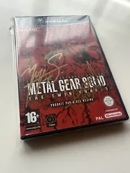 EXCEPTIONNEL ! Jeu Metal gear solid the twin snake MGS sur Nintendo Gamecube signé par Hideo KOJIMA et Yoji SHINKAWA...