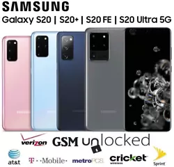 Samsung Galaxy S20 | S20+ | S20 FE | S20 Ultra 5G. This is an Unlocked Device, Compatible with Verizon or any GSM...