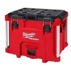 The black and red tool box has a keyed locking system to keep your tools safe. and 16 1/4 in. MILWAUKEE TOOL. &...
