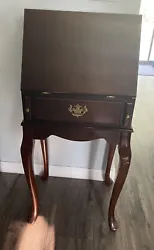 BEAUTIFUL Vintage Queen Anne Styled Secretary desk.Does not have any indications of whomever the manufacturer is/was....