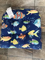 Pier 1 Indoor Fish Large Chair Cushion.