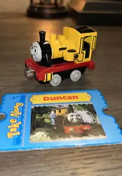 LEARNING CURVE THOMAS FRIENDS DIECAST TRAINTAKE ALONG #1DUNCAN ! VGUC! COLLECTOR CARD!Thanks for lookingErica...