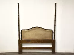 A queen size faux tortoise shell headboard well made by Henredon Furniture.