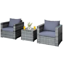 This rattan sofa set will be a perfect choice for you. The whole set is crafted with steel and wrapped with premium...