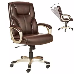 Material: The executive office chair is made of highly durable PU leather, which has excellent abrasion resistance,...