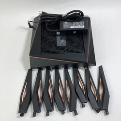 As pictured Antennas and power supply are included One antenna is broken Upgrade your gaming setup with the ASUS ROG...