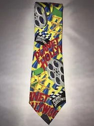 Odyssey Yellow Planet Hollywood Classic Neck Tie.