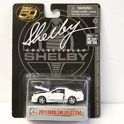 Shelby Collectibles 2011 Ford Mustang Shelby GT350 1:64 Scale Diecast Model Car.  Item ships using USPS First Class...