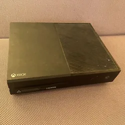 MICROSOFT XBOX One Black Model 1540 Console Only. Does have scratches pleas see pictures before bidding, some dots of...