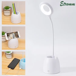 1 LED Desk Lamp. Reading desk lamp with pencil case and phone holder. - Type: LED Desk Lamp. The sensitive touch sensor...