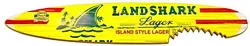 JIMMY BUFFETT - LANDSHARK LAGER SURFBOARD. (6 Footer). SURFBOARD INCLUDES HANGING WIRE AND HOOKS. ADD TO YOUR PARROT...