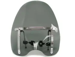 1 x windshield with hardware. Hardware Is Fully Adjustable For Height And Angle, Includes Hardware For 7/8