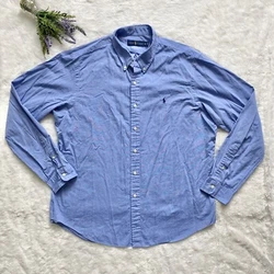 Ralph Lauren Blue Cotton Button Down Shirt Size XL Preppy Classic Long Sleeve. Great condition! Ralph Lauren button...