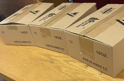 36 Brand new mason jars with white caps from U-line. All of them are intact and in perfect condition.