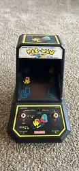 Vintage 1981 COLECO Mini Arcade PAC-MAN Video Game Tabletop Midway WORKS. Just needs New batteries