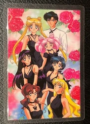 Rami card de Sailormoon Super S, 0895 A en état parfait. Movic 1995. Laminated card of Sailormoon Super S,0895 A in...