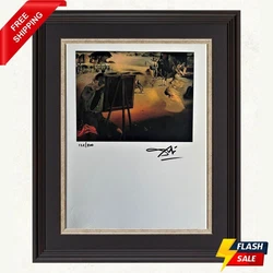 SALVADOR DALI HAND SIGNED PRINT WITH COA. Artist: Salvador Dali ( 1904-1989). We specialized in paintings, lithographs,...