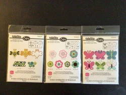 Lot of 3 Sizzix Triplits Dies…..NEWFlowers #2…Butterflies…Bees….30 Dies TotalPayPal and US ship only.If any...