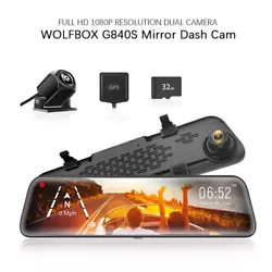 WOLFBOX 128GB Micro SD Card for WOLFBOX Dash Cam Universal SD card. WOLFBOX G840S Dual Mirror Dash Cam---GUIDE YOUR CAR...