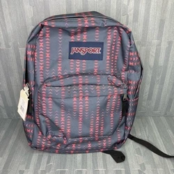 Model: Superbreak. Color: Warped Geo Grey/Pink. Versatile for school, travel, and daily use. Padded back panel for...