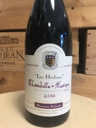Excellent vin rouge AOP Bourgogne CHAMBOLLE-MUSIGNY DE 2018. Domaine SCHMITT.