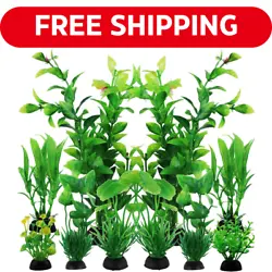 All plants with pedestal: every fish tank plant in this set has a pedestal at the bottom, heavy and firm, and with the...