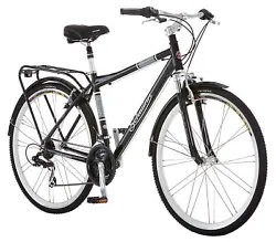 Hybrid bike is great for commuting to work or riding down a leisurely bike path. Promax alloy linear pull brakes, gear...