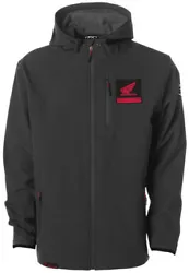 Factory Effex. Soft-shell jacket built with a waterproof polyester shellsand bonded microfleece lining.