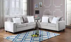 2-PC Includes: (1) Sofa, (1) Loveseat. Come home to comfort with our Cinderella sofa and loveseat set designed for...