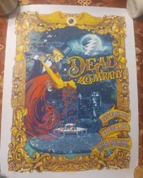 Dead and Company Concert Tour Poster 6/1/2023 Walnut Creek Raleigh NC.  Bought at the show!   Will be shipped in...