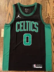 Jayson Tatum Boston Celtics Black Jersey Mens Sizes M, L and XL. Ships USPS First Class Mail.