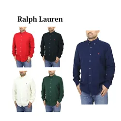 Polo Ralph Lauren Long Sleeve Classic Fit Corduroy Shirt - 5 colors -. Material Composition Shoulder Width 17 3/8 18...